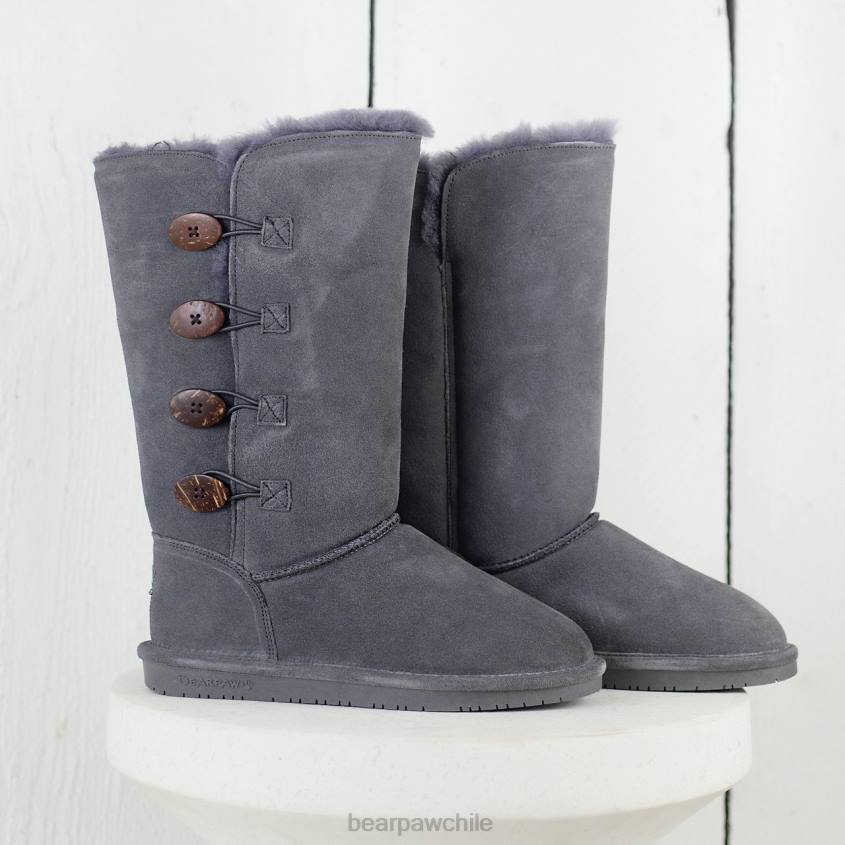 botas BEARPAW lori carbón mujer PD28229