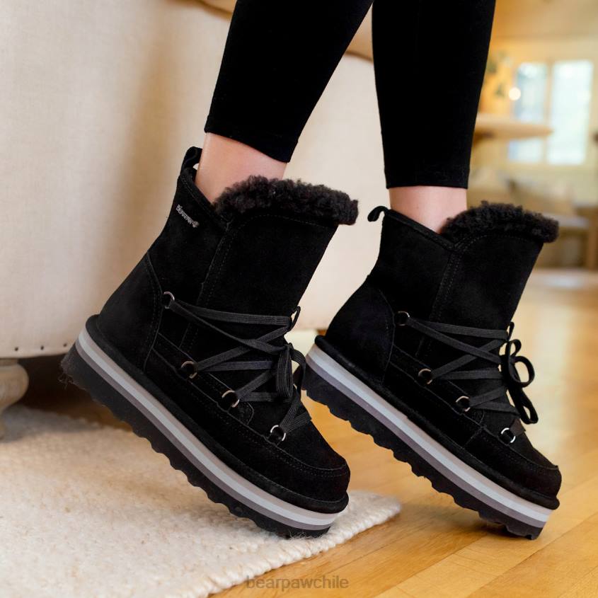 botas BEARPAW mundo retro negro mujer PD28153