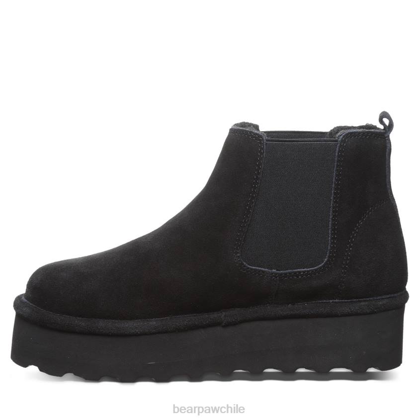 botas BEARPAW retro dibujó negro mujer PD2813