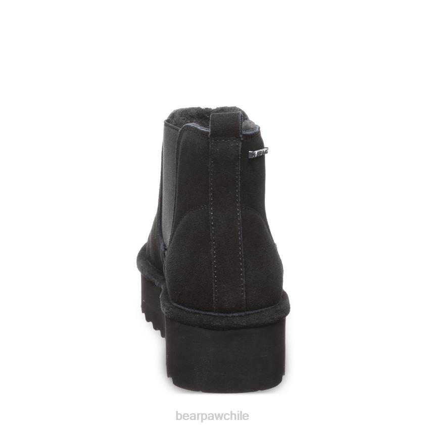 botas BEARPAW retro dibujó negro mujer PD2813