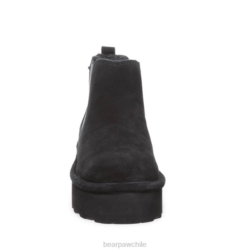 botas BEARPAW retro dibujó negro mujer PD2813