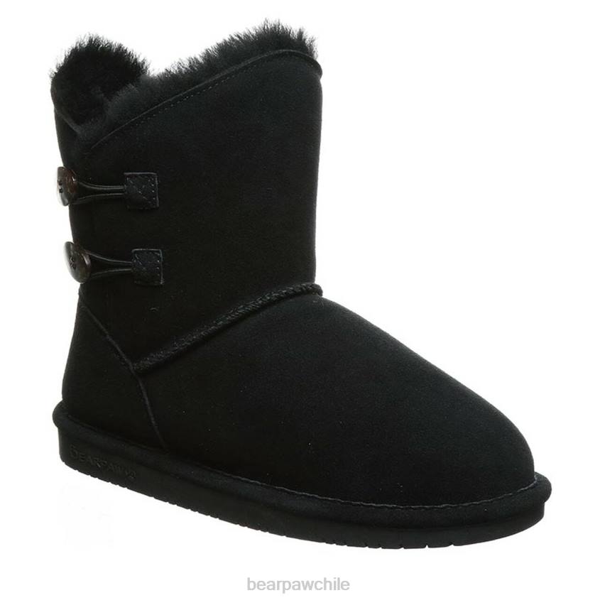 botas BEARPAW rosalina ancha negro mujer PD28135