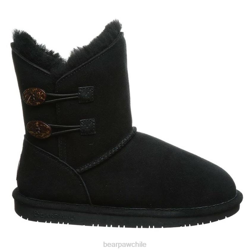 botas BEARPAW rosalina ancha negro mujer PD28135