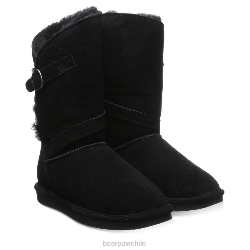 botas BEARPAW sólidos tatum negro mujer PD28128