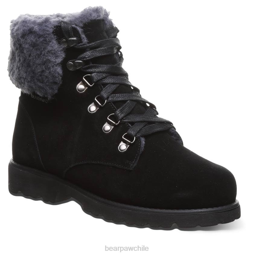 botas BEARPAW sam negro/gris mujer PD2823