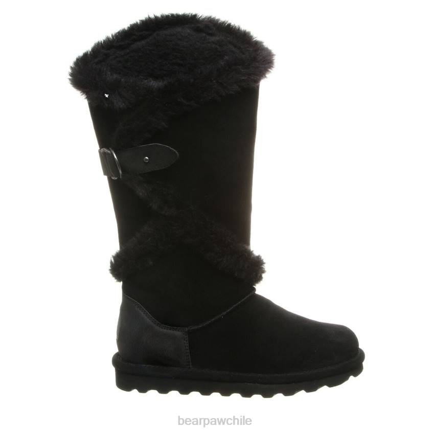 botas BEARPAW sheila negro mujer PD28234