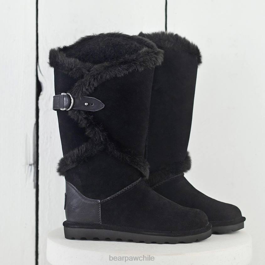 botas BEARPAW sheila negro mujer PD28234