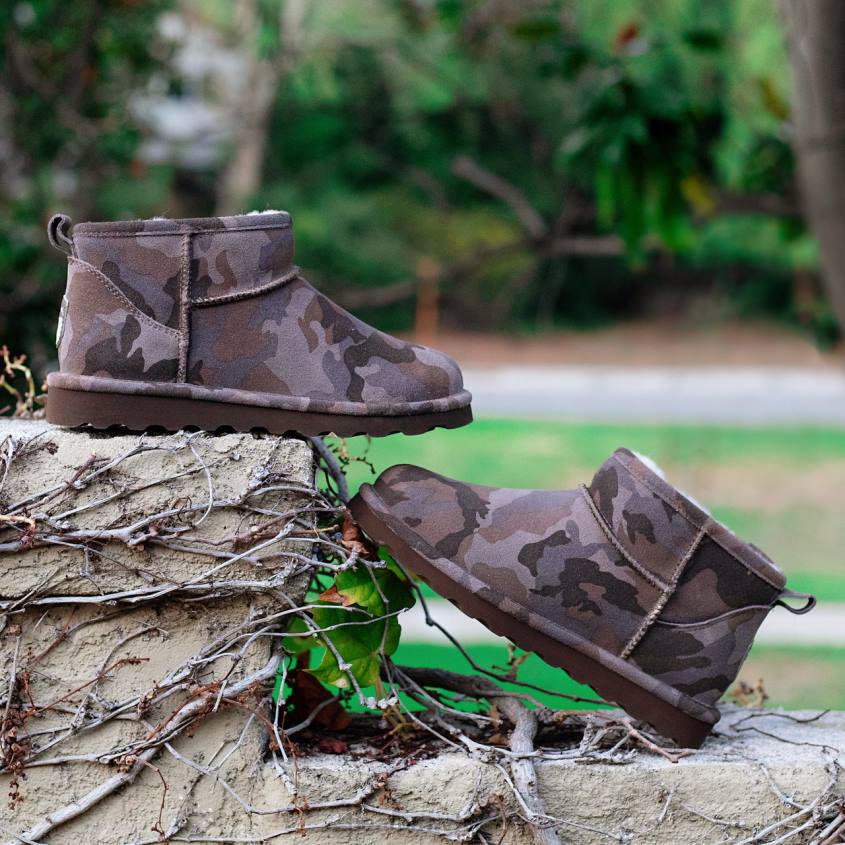botas BEARPAW shorty exótico camuflaje terrestre mujer PD28136