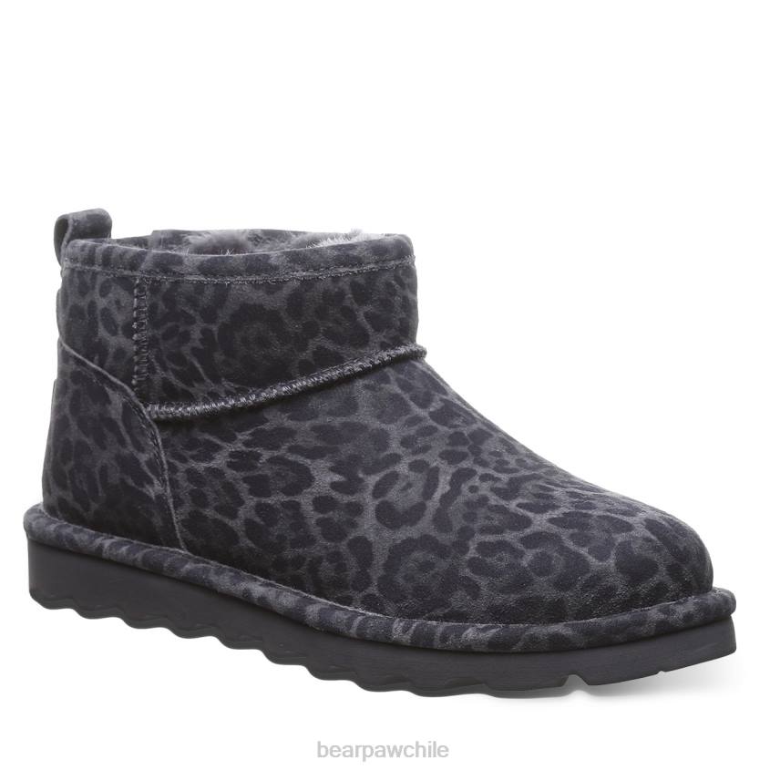 botas BEARPAW shorty exótico leopardo gris mujer PD28123