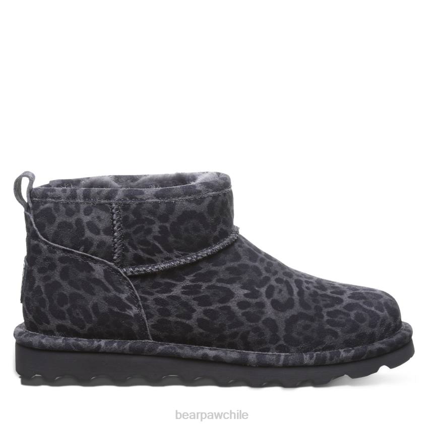 botas BEARPAW shorty exótico leopardo gris mujer PD28123