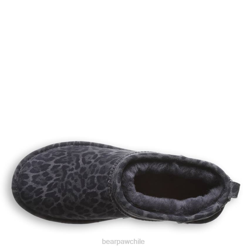 botas BEARPAW shorty exótico leopardo gris mujer PD28123
