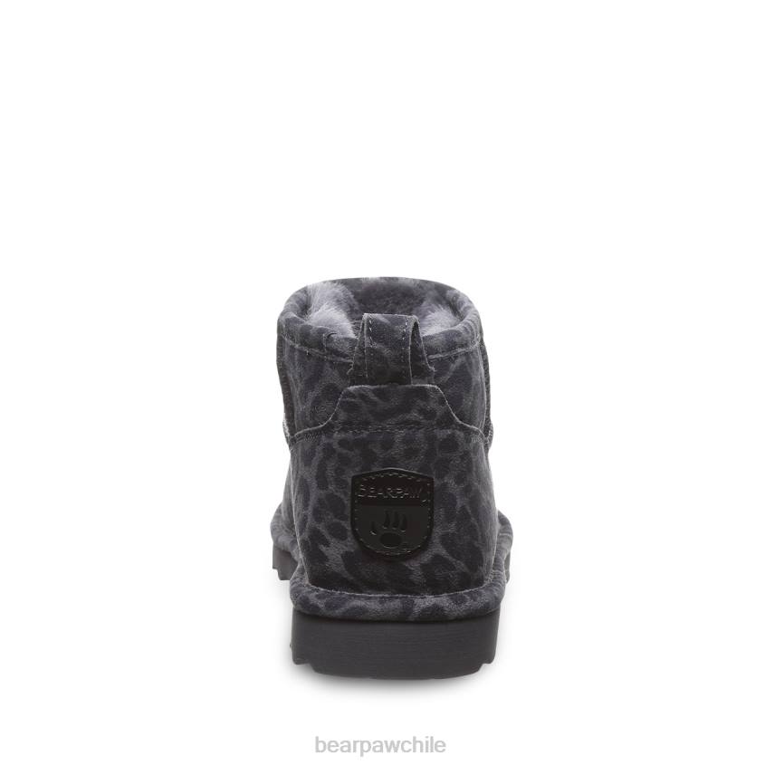 botas BEARPAW shorty exótico leopardo gris mujer PD28123
