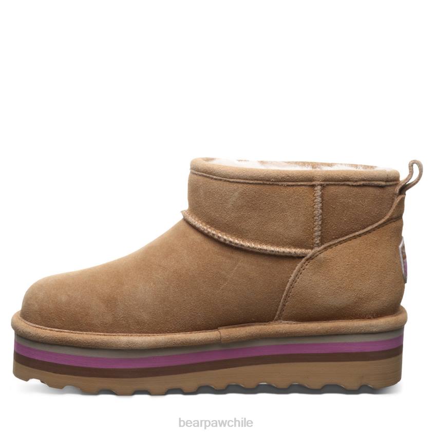 botas BEARPAW shorty retro café helado mujer PD2829