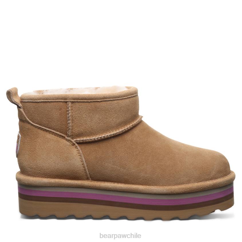 botas BEARPAW shorty retro café helado mujer PD2829