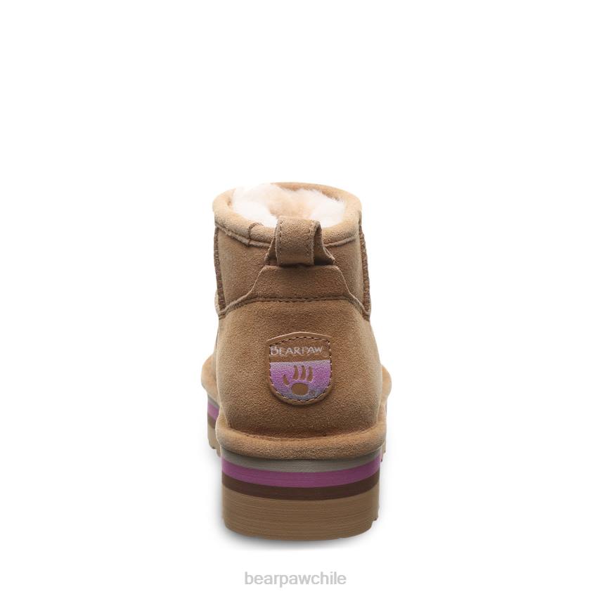 botas BEARPAW shorty retro café helado mujer PD2829