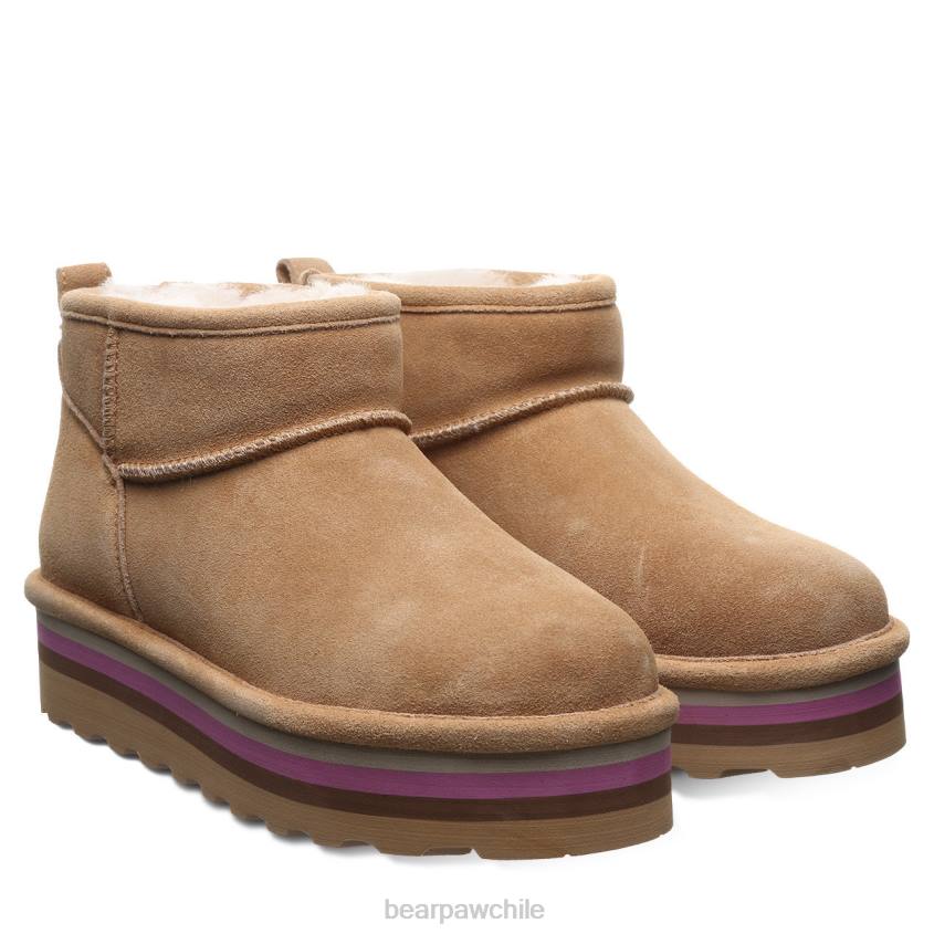 botas BEARPAW shorty retro café helado mujer PD2829