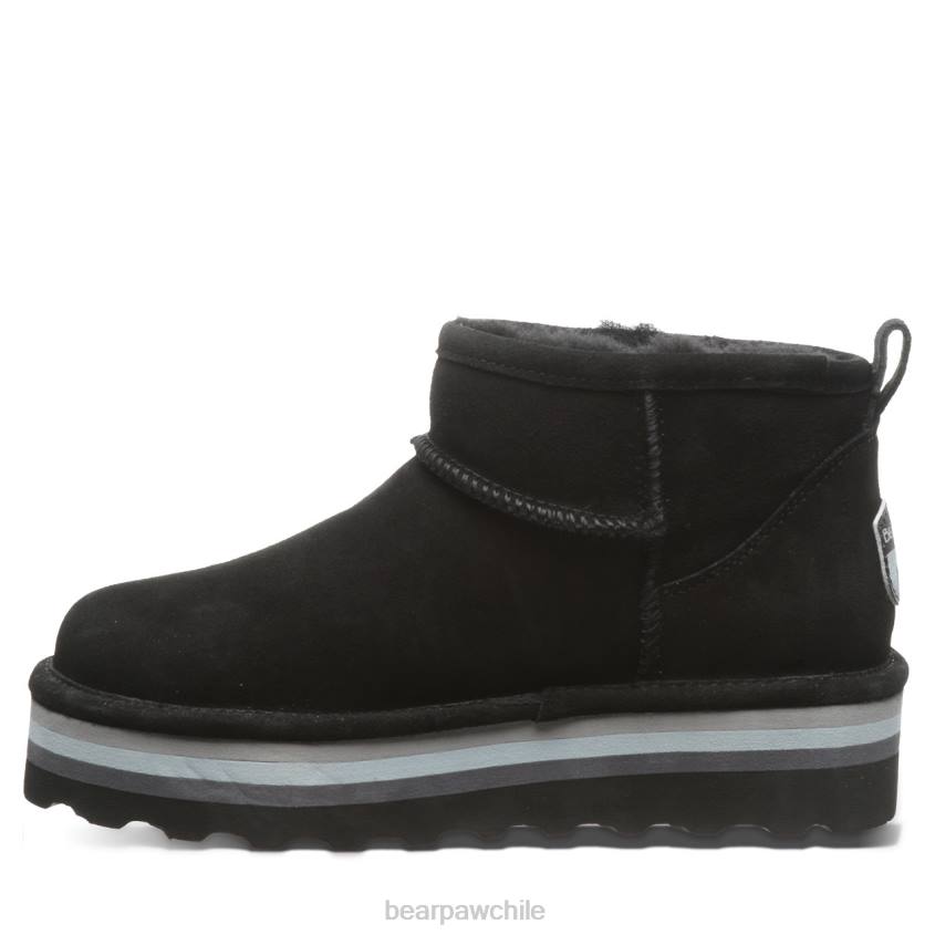 botas BEARPAW shorty retro negro mujer PD2830