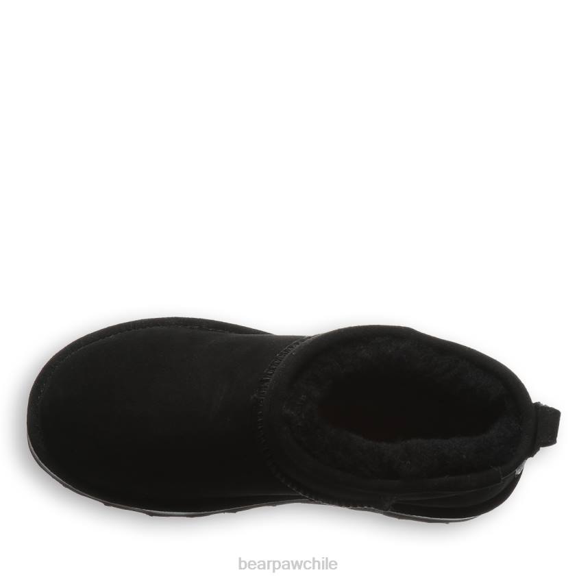 botas BEARPAW shorty retro negro mujer PD2830