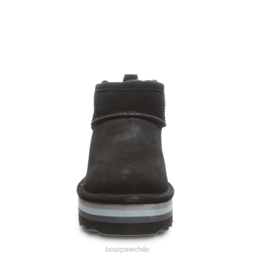 botas BEARPAW shorty retro negro mujer PD2830
