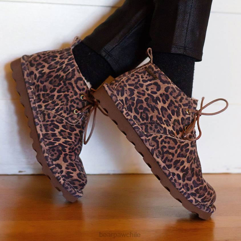 botas BEARPAW skye exótico leopardo mujer PD28180