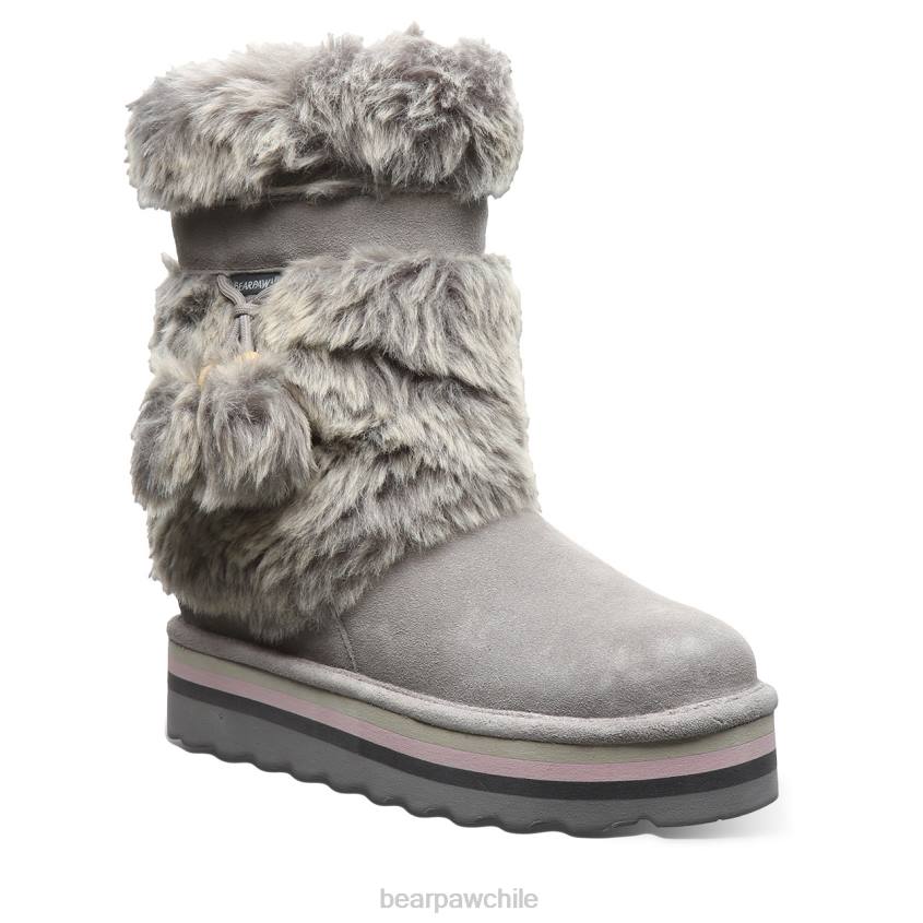 botas BEARPAW tama retro niebla gris mujer PD28151