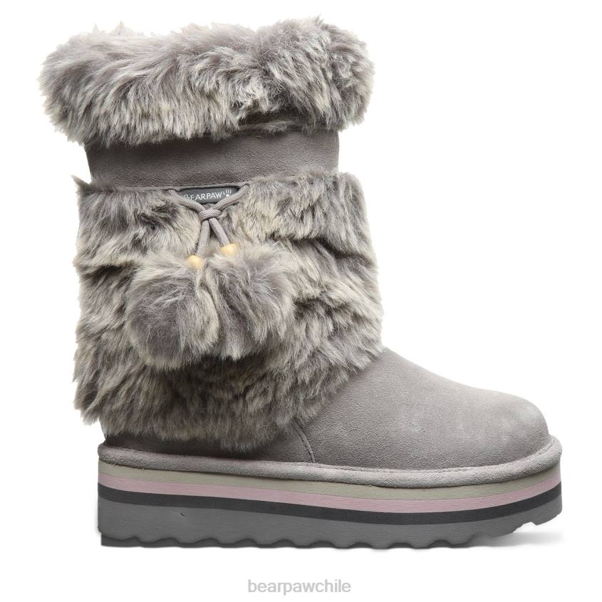 botas BEARPAW tama retro niebla gris mujer PD28151