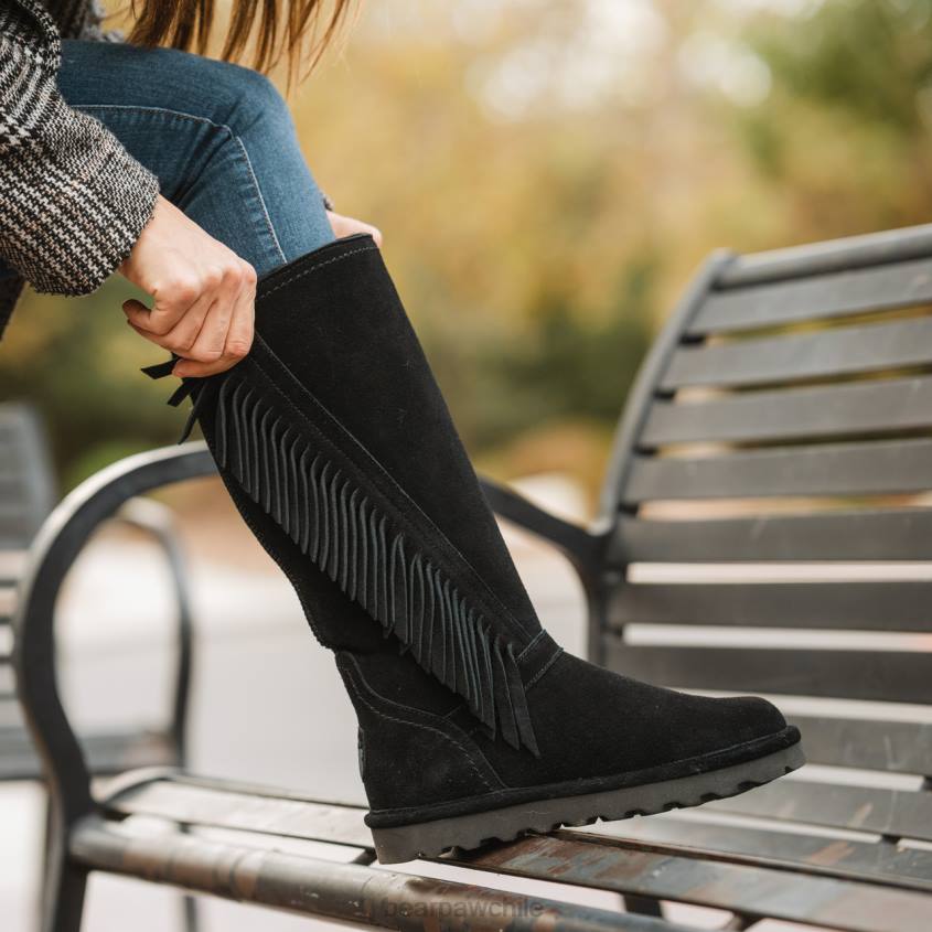 botas BEARPAW tamara negro mujer PD2825