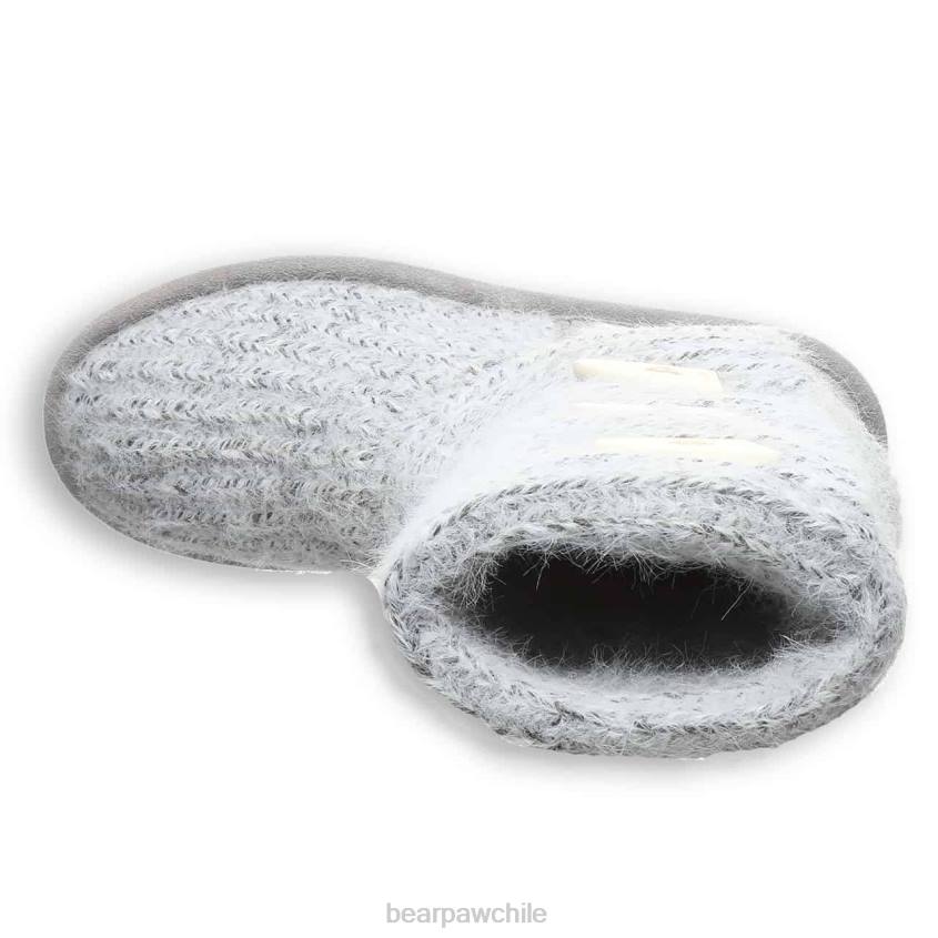 botas BEARPAW tejer alto niebla gris mujer PD28177