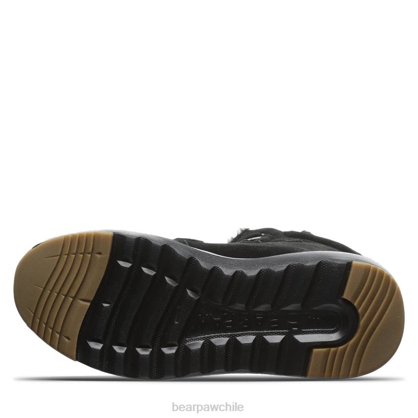 botas BEARPAW tira negro mujer PD2819