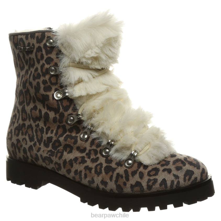 botas BEARPAW vanna leopardo gris mujer PD28193