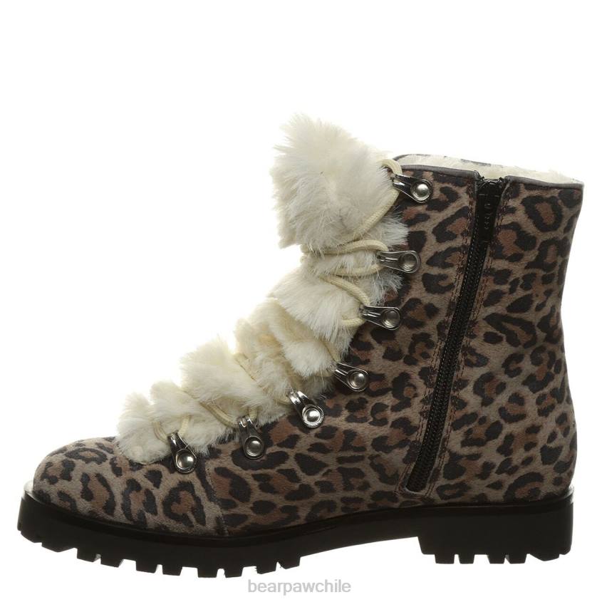 botas BEARPAW vanna leopardo gris mujer PD28193