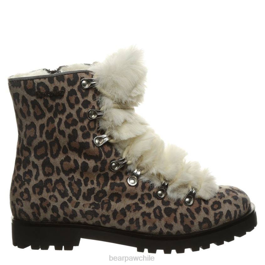 botas BEARPAW vanna leopardo gris mujer PD28193