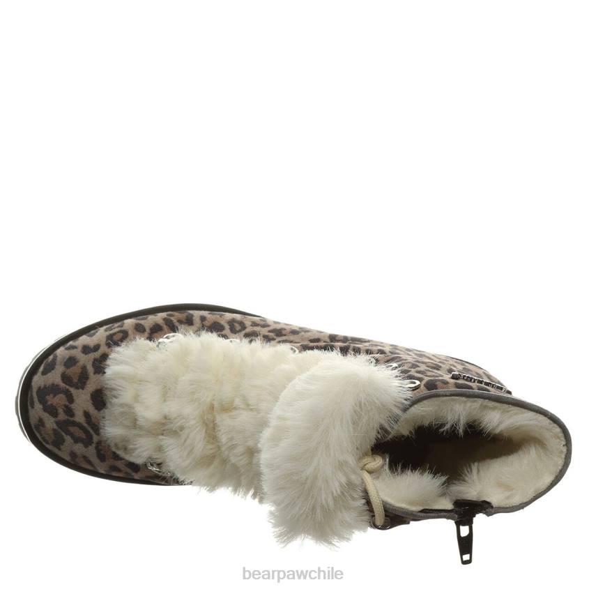 botas BEARPAW vanna leopardo gris mujer PD28193