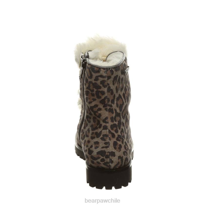 botas BEARPAW vanna leopardo gris mujer PD28193