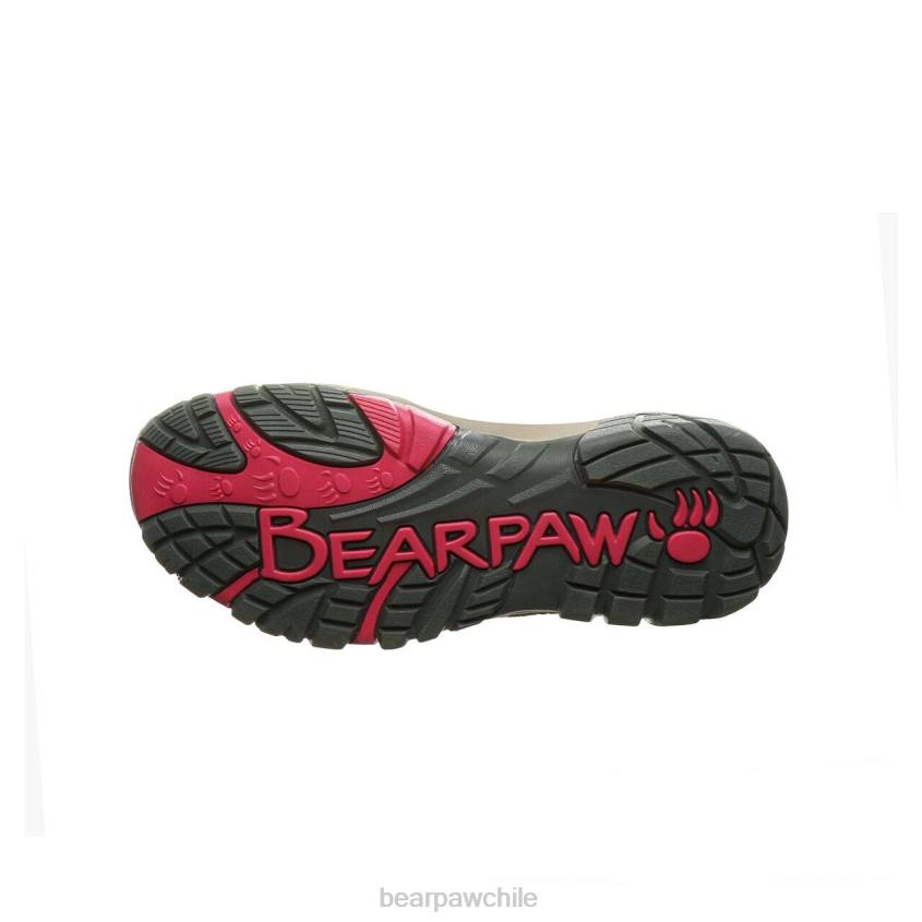 caminantes BEARPAW Córcega gris pardo mujer PD28353