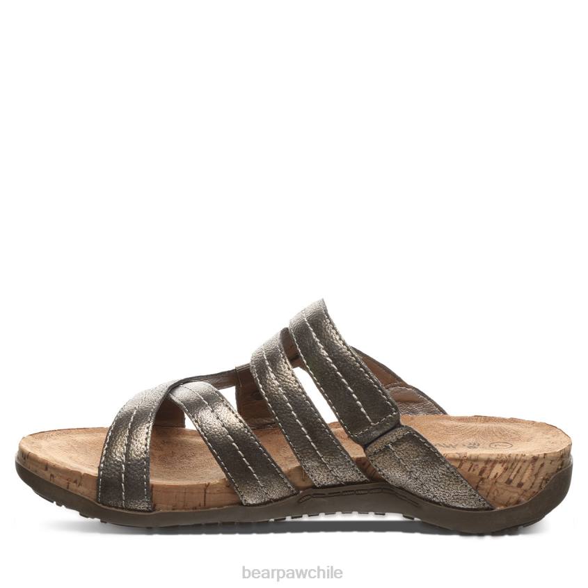 sandalias BEARPAW Kai II bronce mujer PD28480