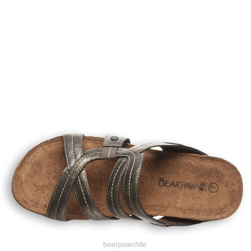 sandalias BEARPAW Kai II bronce mujer PD28480