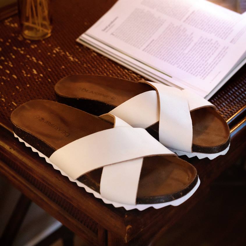 sandalias BEARPAW Margarita blanco mujer PD28448