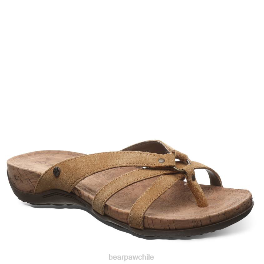 sandalias BEARPAW adular café helado mujer PD28363