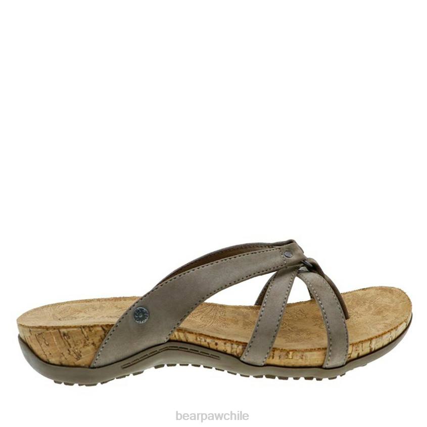 sandalias BEARPAW adular champiñón mujer PD28443