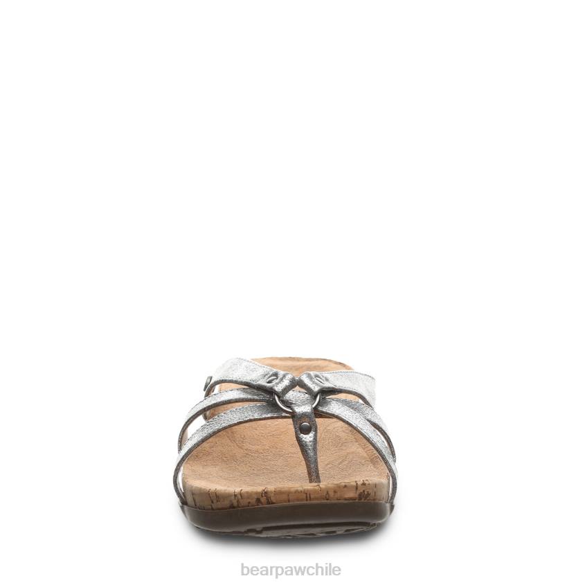 sandalias BEARPAW adular plata mujer PD28442