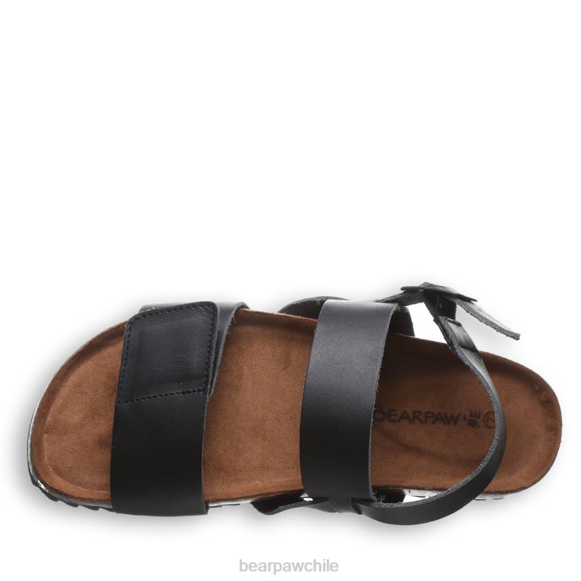 sandalias BEARPAW alma ii negro mujer PD28375