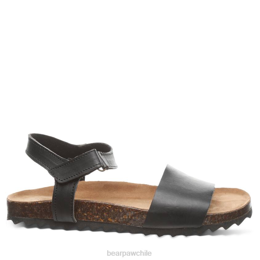 sandalias BEARPAW alma negro mujer PD28451