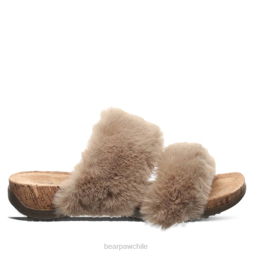 sandalias BEARPAW analia marrón mujer PD28396