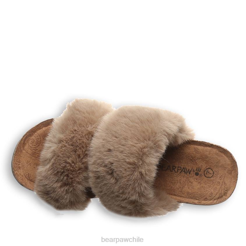 sandalias BEARPAW analia marrón mujer PD28396