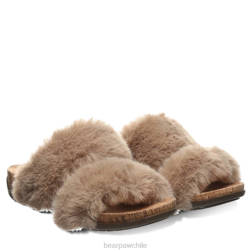 sandalias BEARPAW analia marrón mujer PD28396
