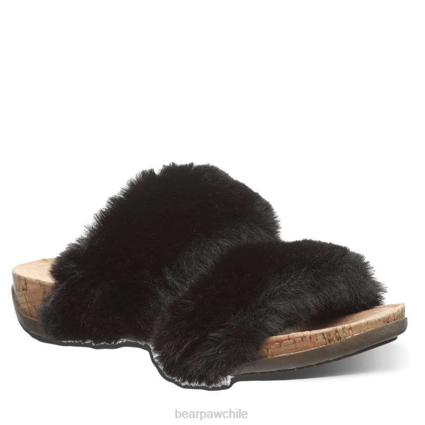 sandalias BEARPAW analia negro mujer PD28398