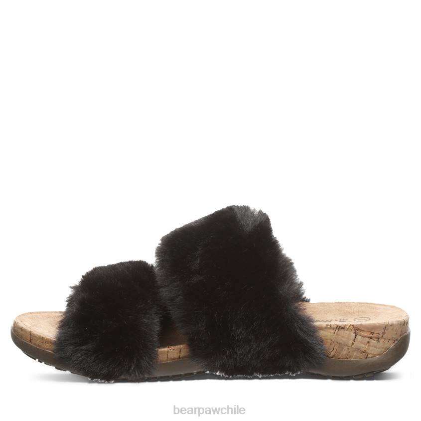 sandalias BEARPAW analia negro mujer PD28398