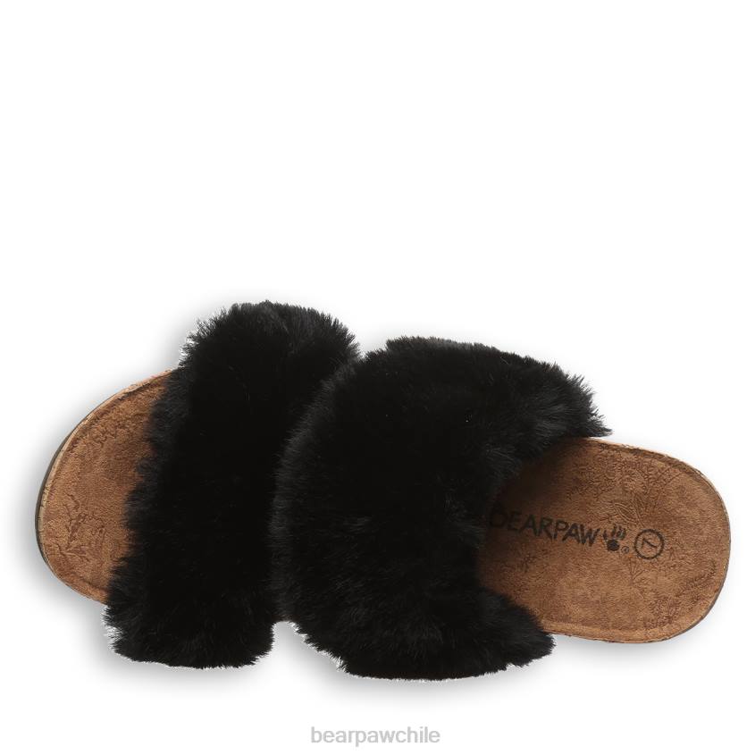 sandalias BEARPAW analia negro mujer PD28398