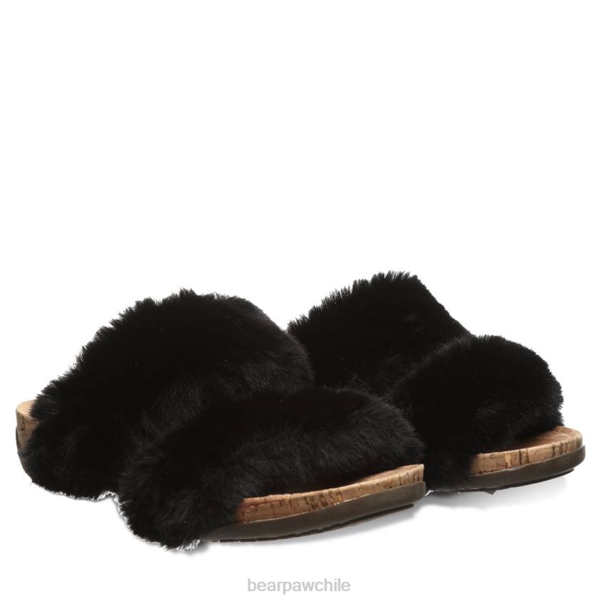 sandalias BEARPAW analia negro mujer PD28398